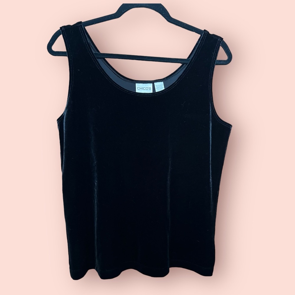 Beautiful Chico’s Velvet Tank